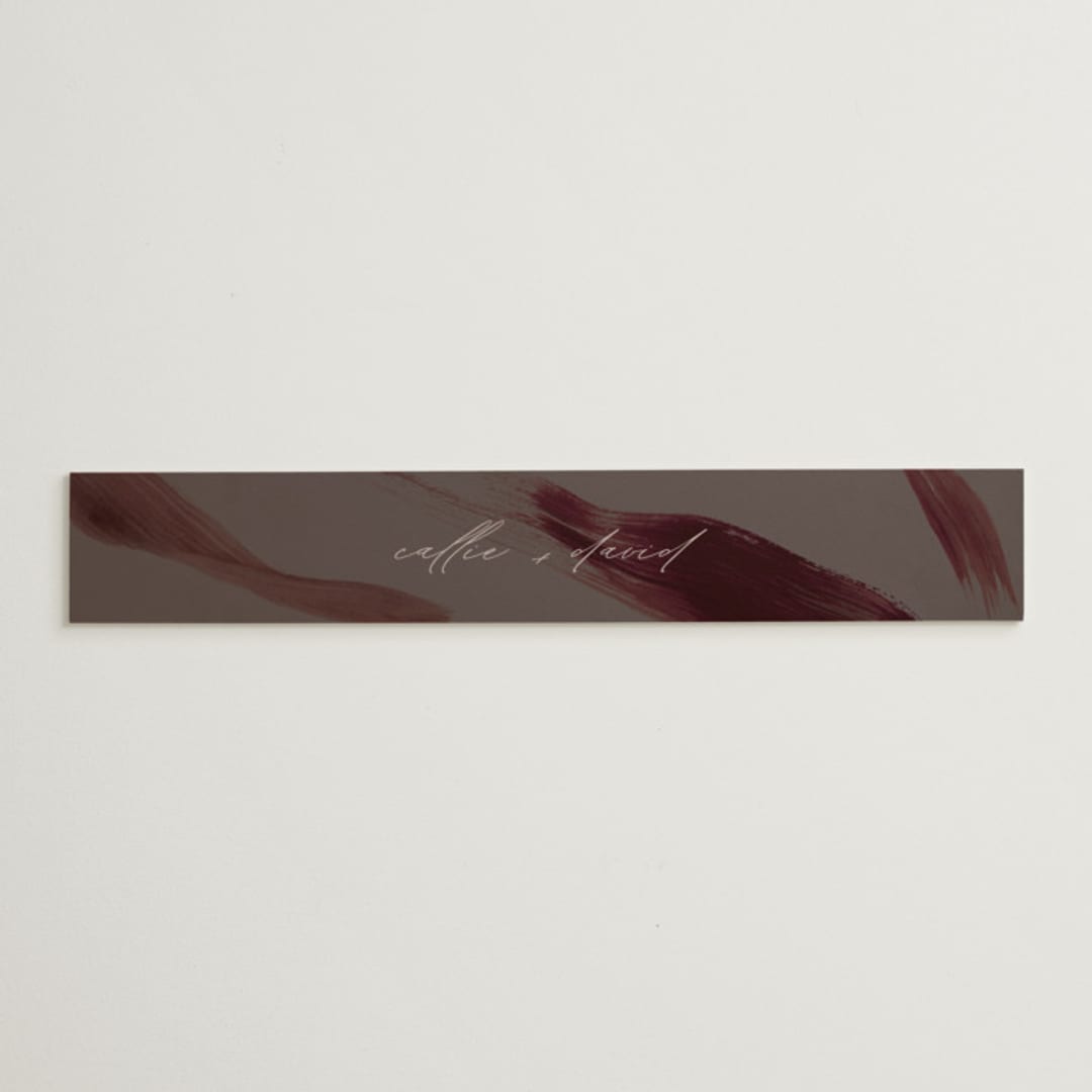 "Garnet" - Belly Bands in Walnut by Olivia Kanaley Inman - Assembled with Invitation