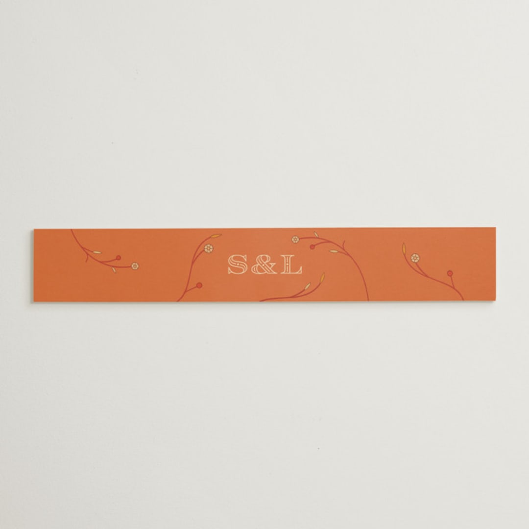 "Fall in Love" - Belly Bands in Autumn by Morgan Ramberg - Assembled with Invitation