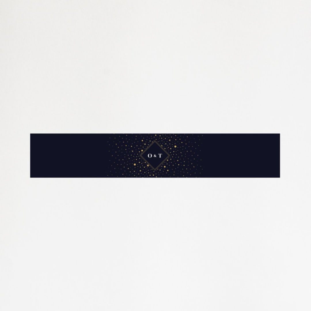 "Magical Day" - Belly Bands in Navy by katrina gem - Assembled with Invitation