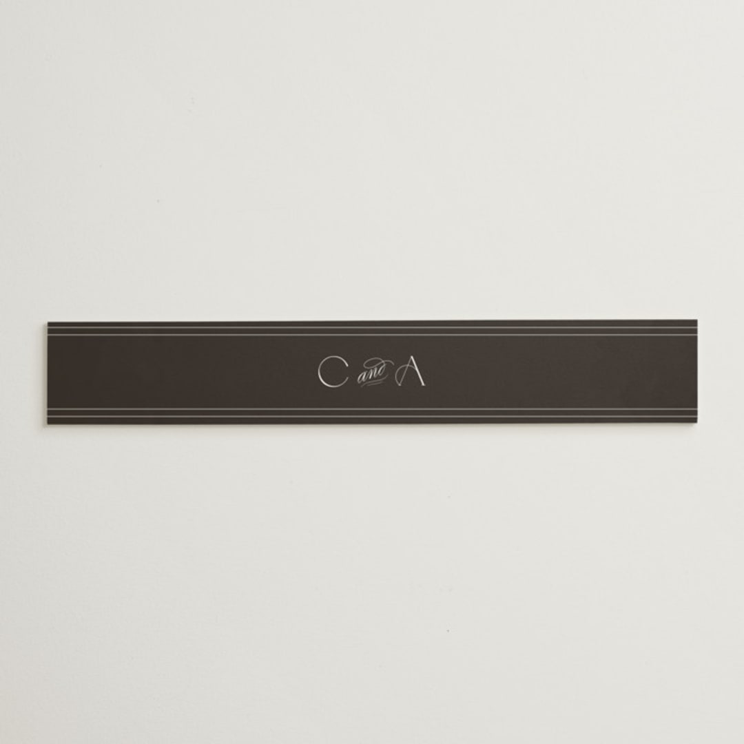 "Arcadia" - Belly Bands in Noir by Olivia Raufman - Assembled with Invitation