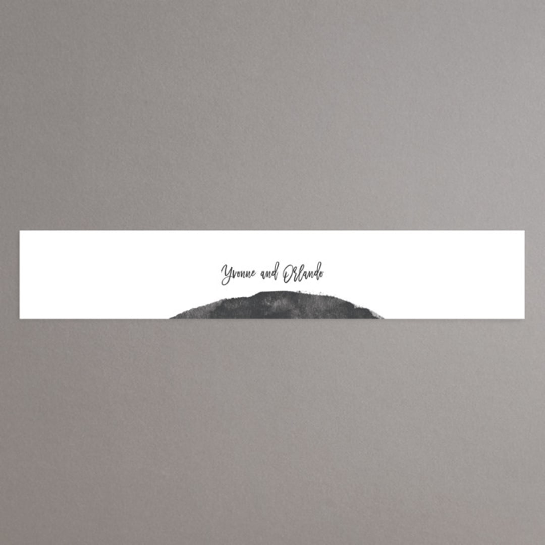"blithe" - Belly Bands in Charcoal by Design Lotus - Assembled with Invitation