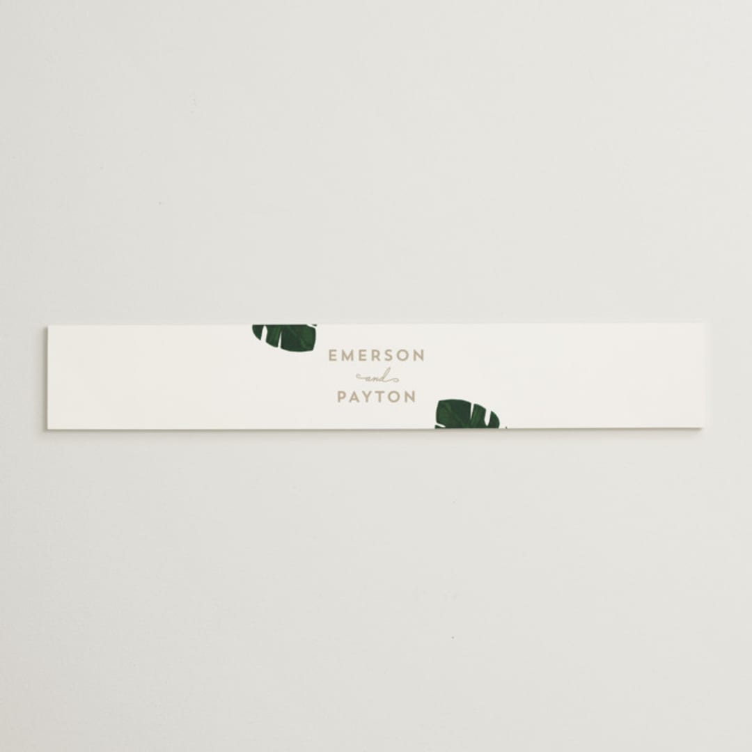 "Palm" - Belly Bands in Classic Palm by Kaydi Bishop - Assembled with Invitation