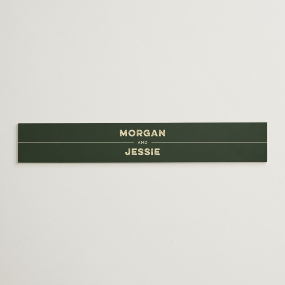 "Mountain View" - Belly Bands in Forest by Nam Bourassa - Assembled with Invitation