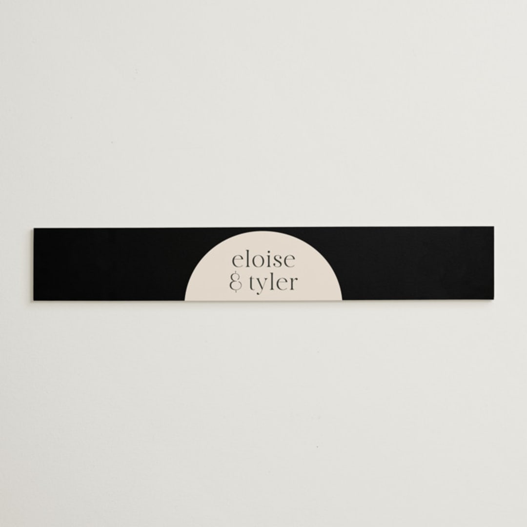 "Little party big love" - Belly Bands in Noir by Jessica Corliss - Assembled with Invitation