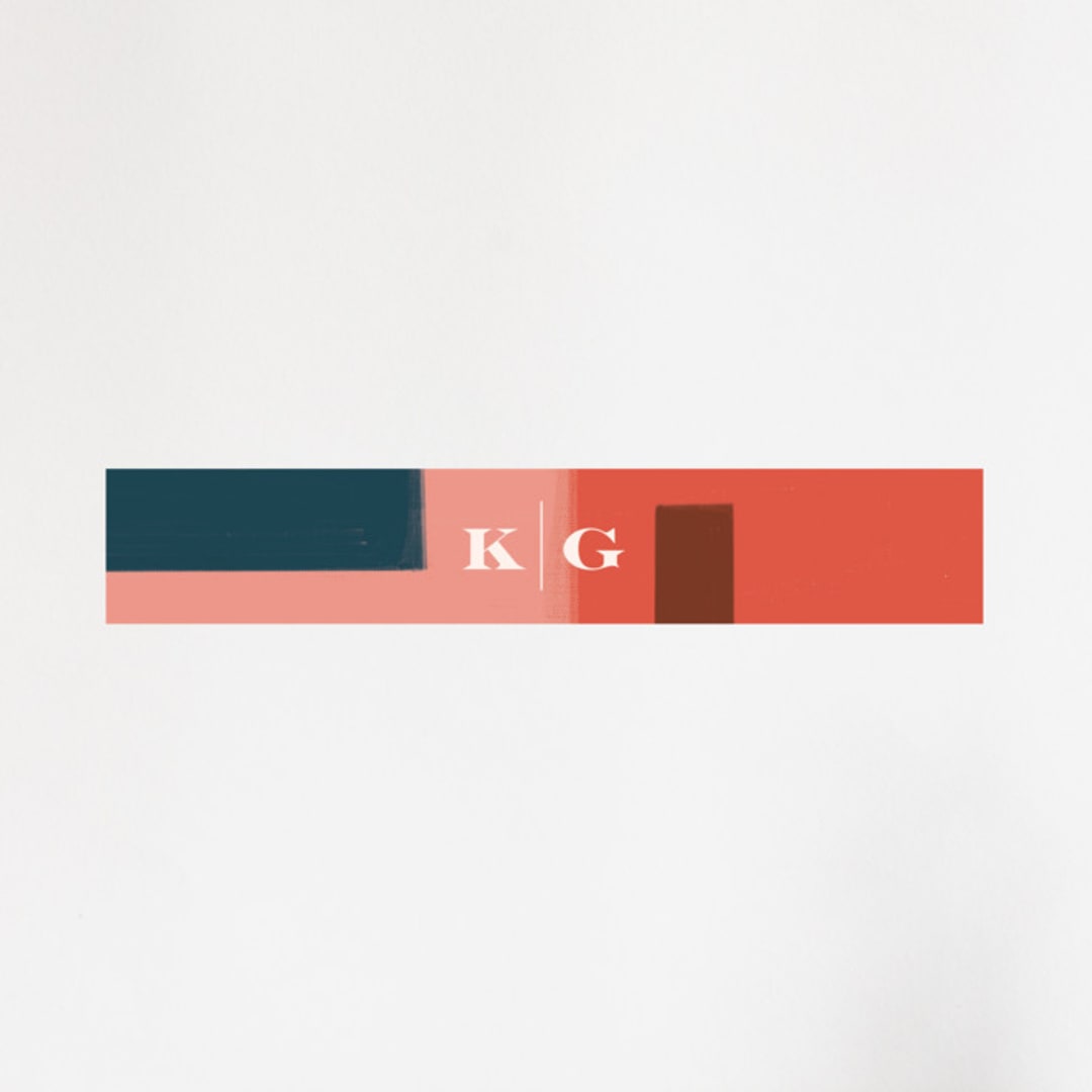 "painted colorblock" - Belly Bands in Poppy by Angela Marzuki - Assembled with Invitation