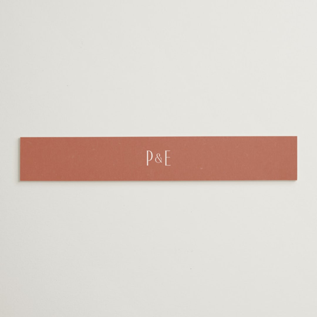 "Echo" - Belly Bands in Rust by Jennifer Wick - Assembled with Invitation