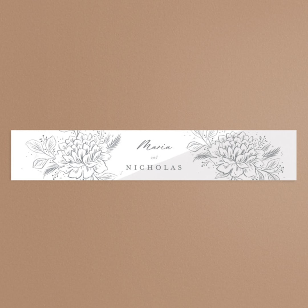 "Loving" - Belly Bands in Cloudy by Paper Raven Co. - Assembled with Invitation