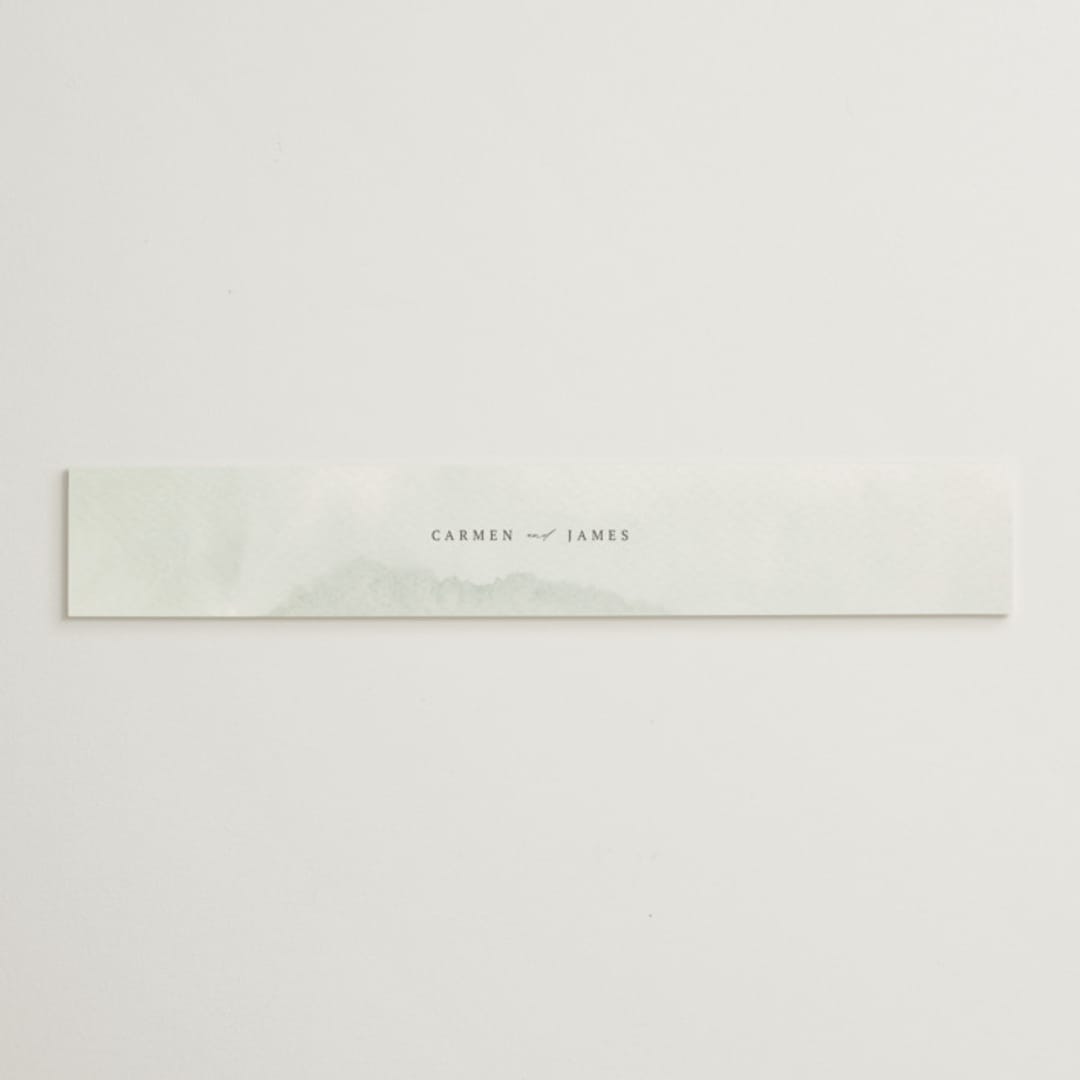 "Over the mountains" - Belly Bands in Fern by Helen Halik - Assembled with Invitation