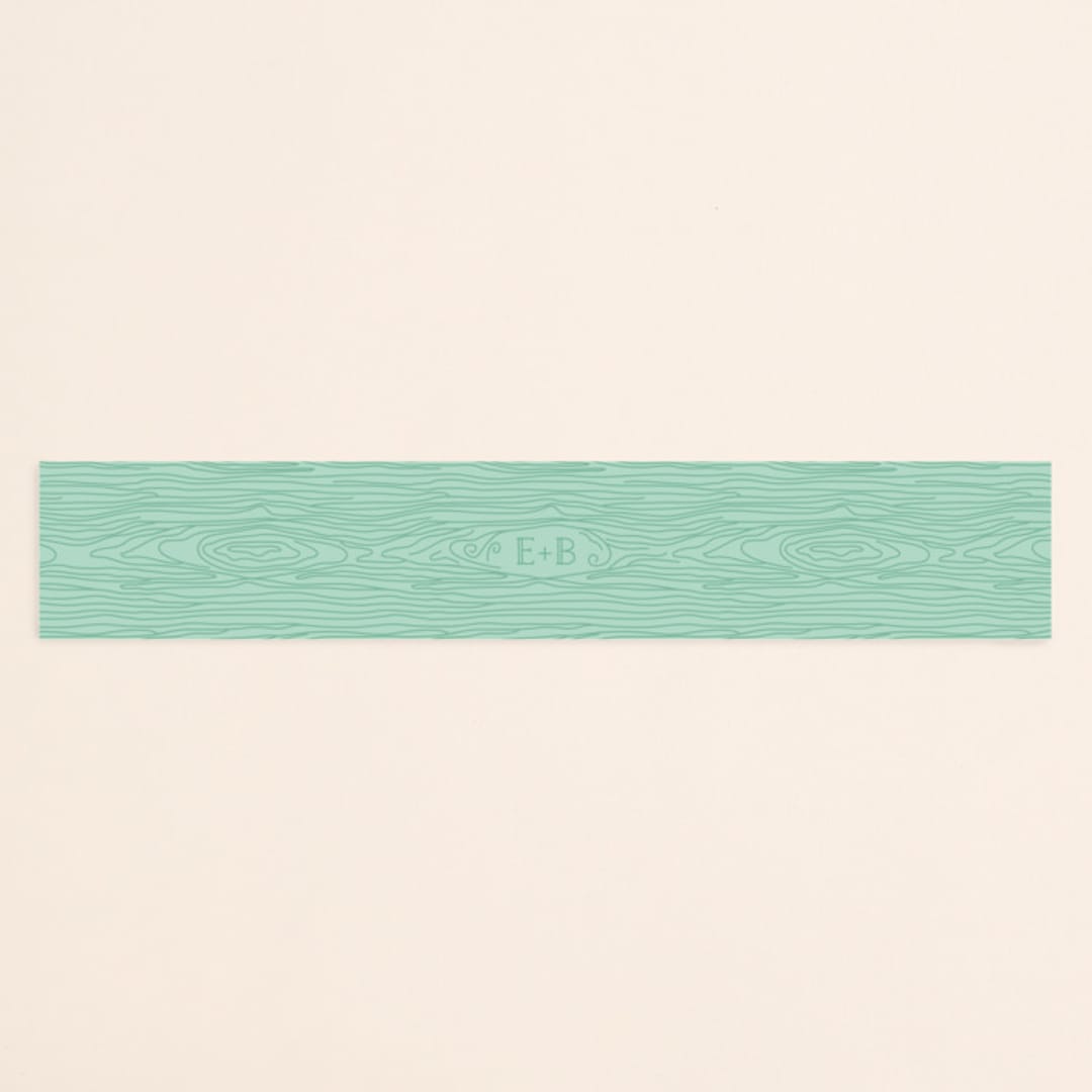 "Mountain View" - Belly Bands in Pine Green by Ariel Rutland - Assembled with Invitation