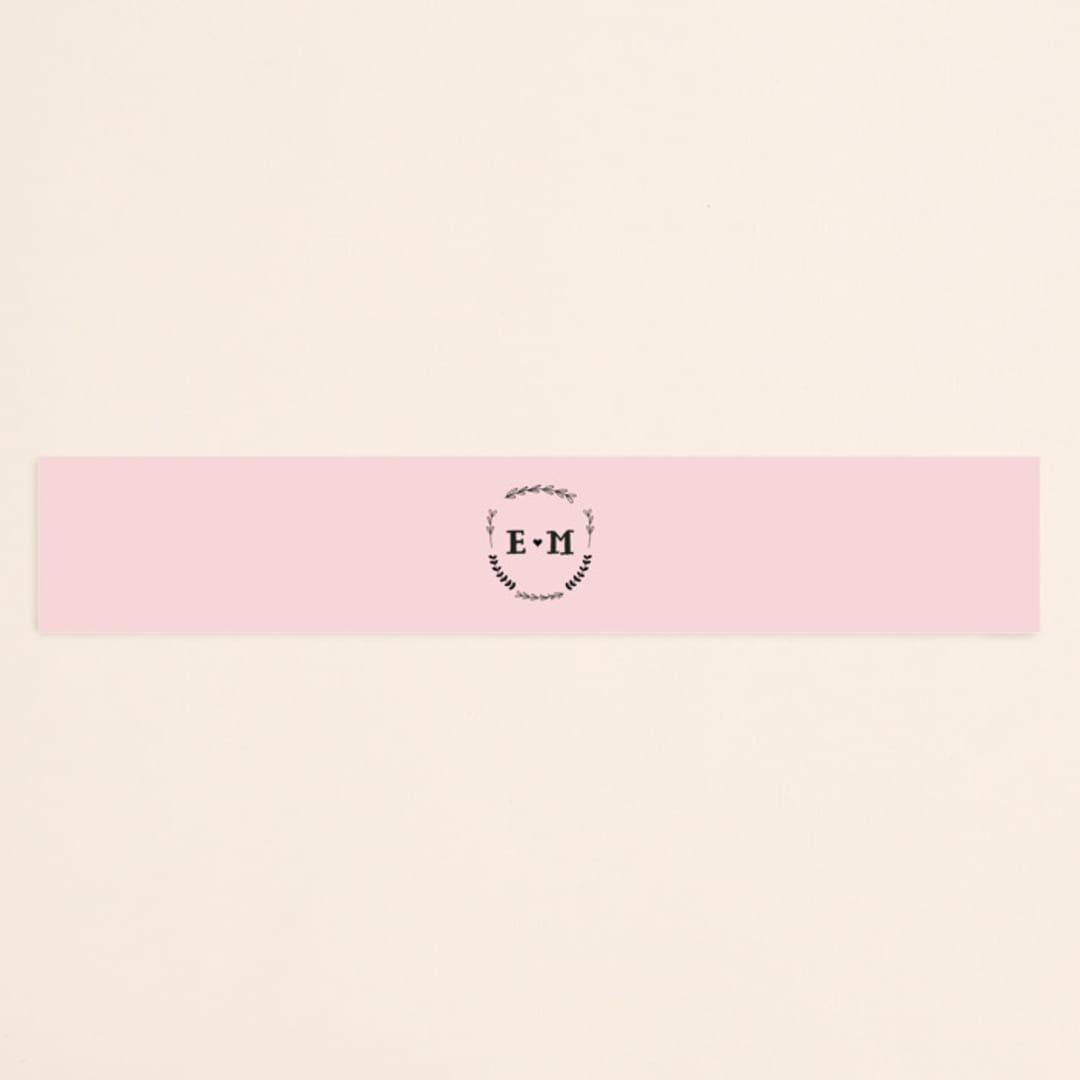 "Always" - Belly Bands in Blush by Susan Brown - Assembled with Invitation