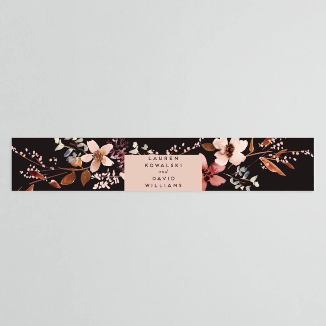 "Silky Way" - Belly Bands in Midnight by Petra Kern - Assembled with Invitation