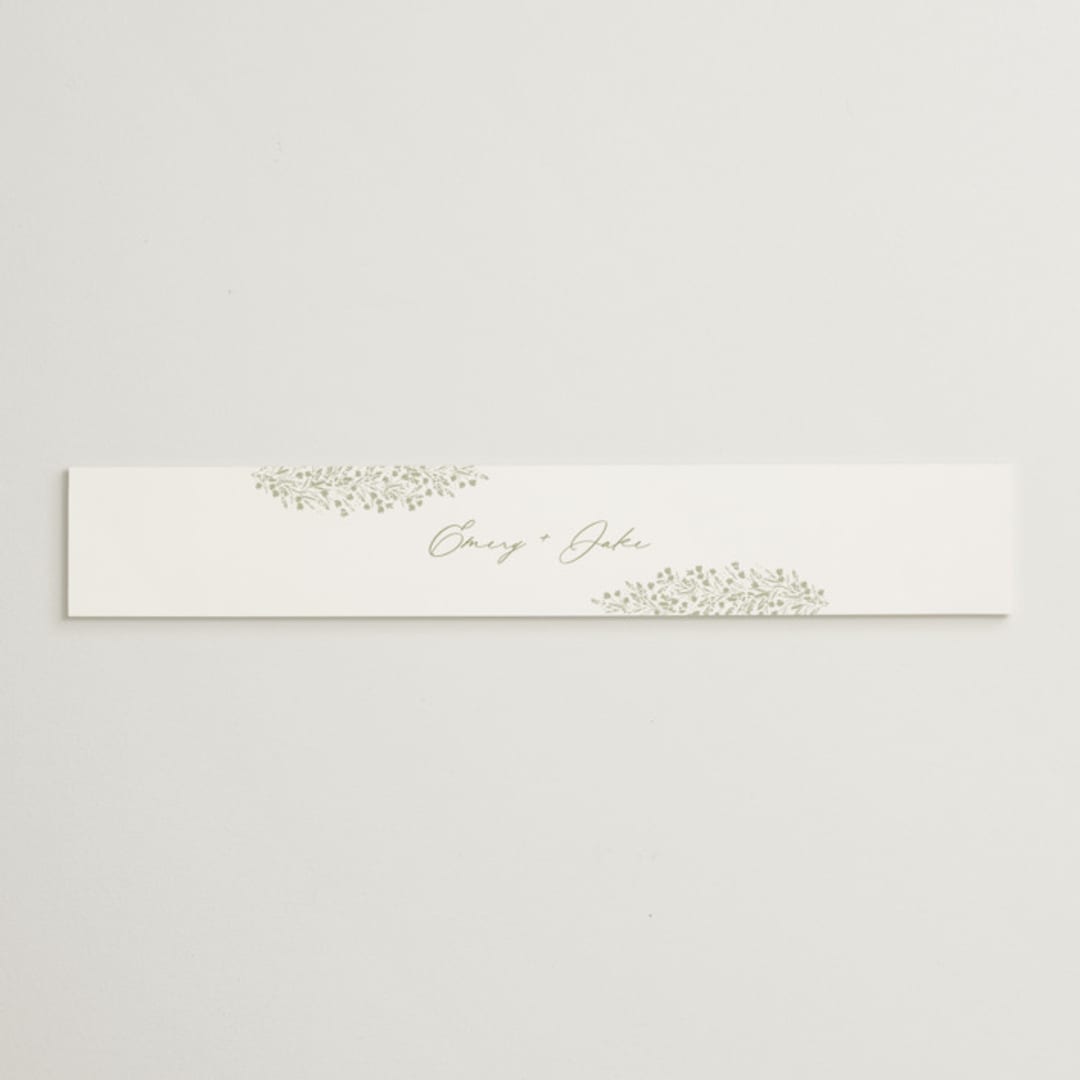 "Villa" - Belly Bands in Leaf by Kristie Kern - Assembled with Invitation