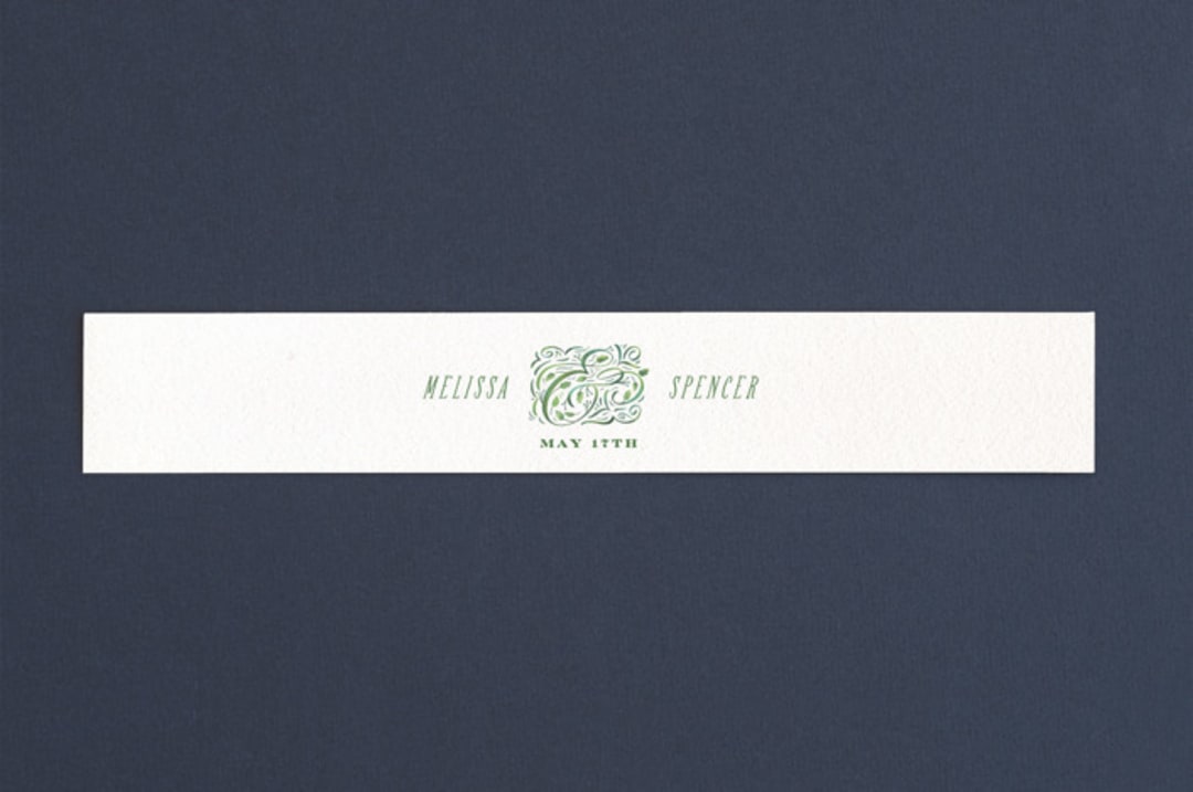 "Growing Ampersand" - Belly Bands in Ivory by Laura Bolter - Assembled with Invitation