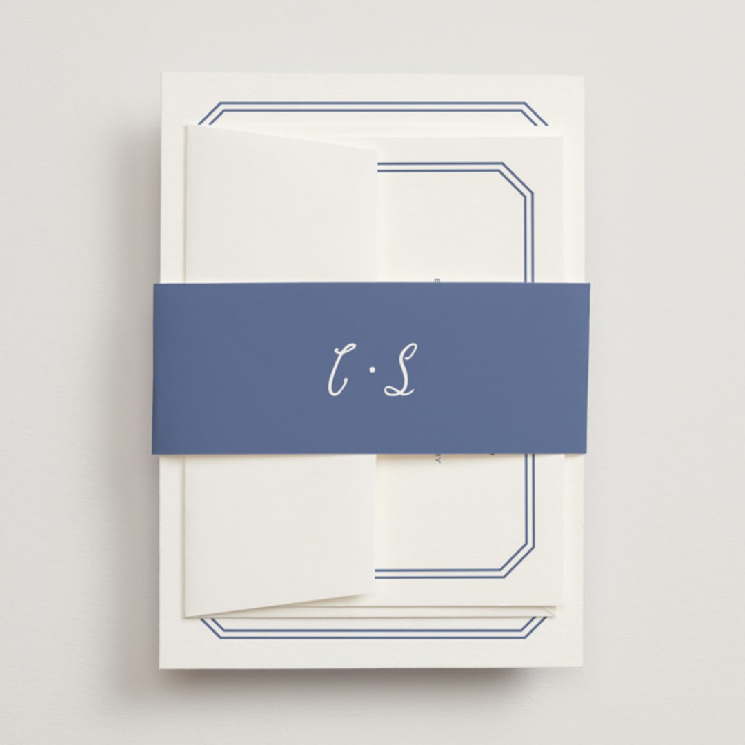 "Deluxe" - Belly Bands in Blueberry by Carolyn MacLaren - Front