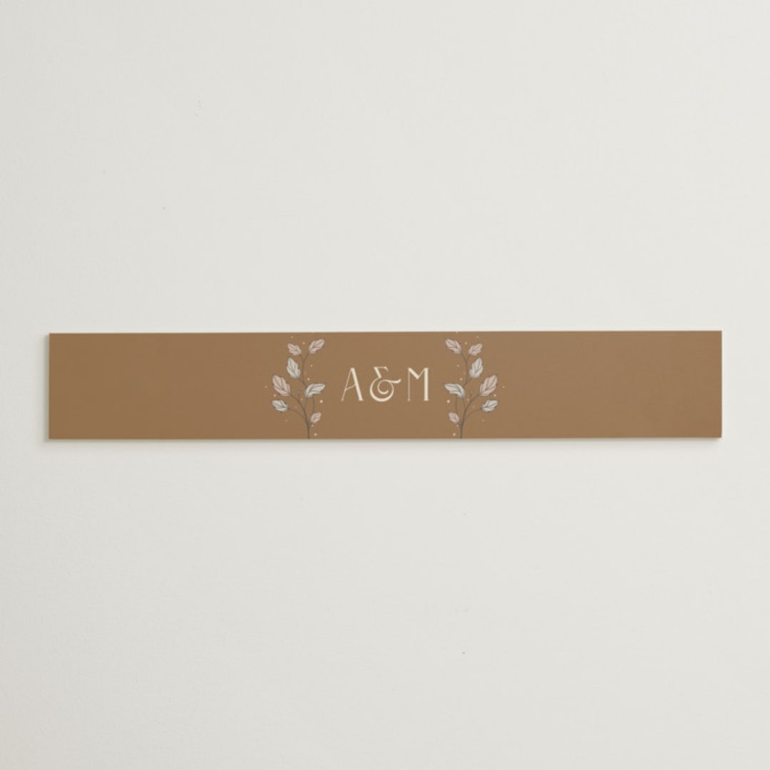 "Deco Garden" - Belly Bands in Dusk by GeekInk Design - Assembled with Invitation