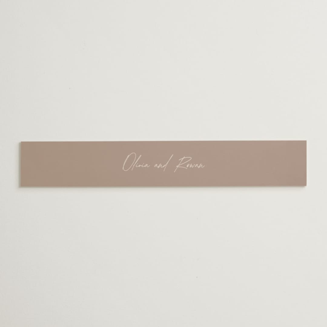 "Sunset Beach" - Belly Bands in Sand by Owl and Toad - Assembled with Invitation