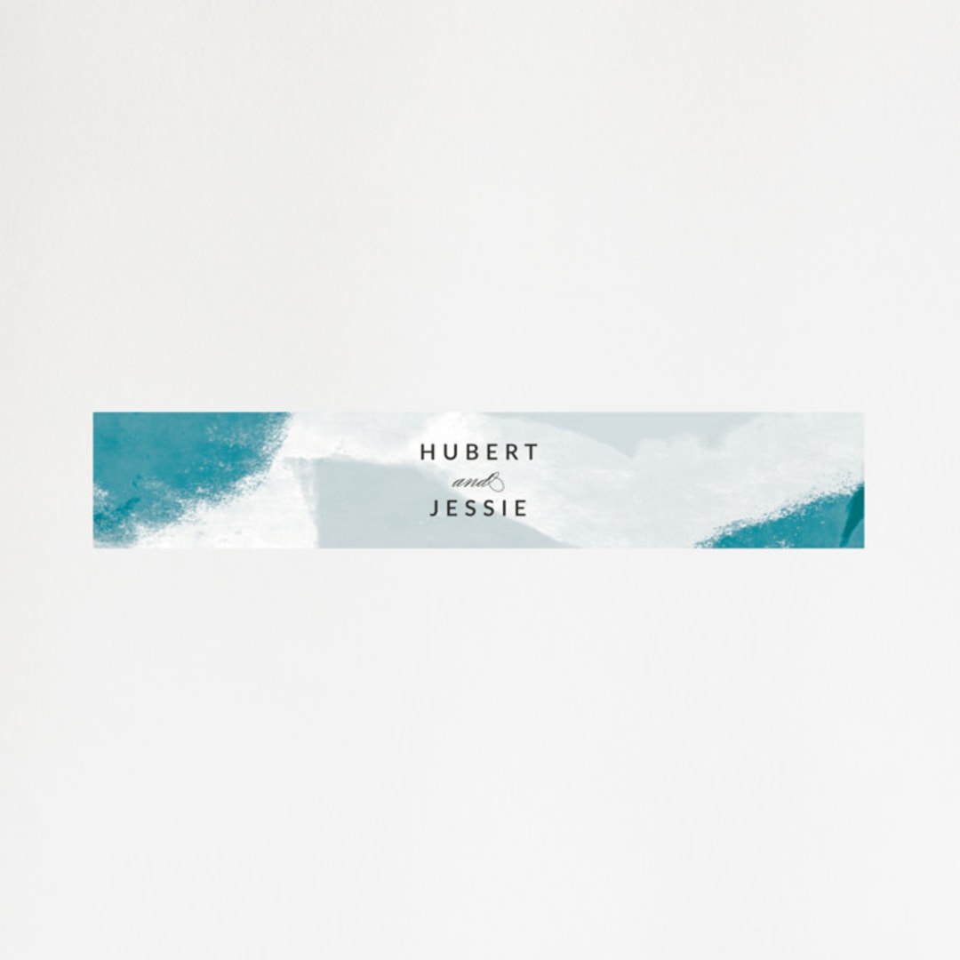 "Cotton Air" - Belly Bands in Seaside by Lea Velasquez - Assembled with Invitation