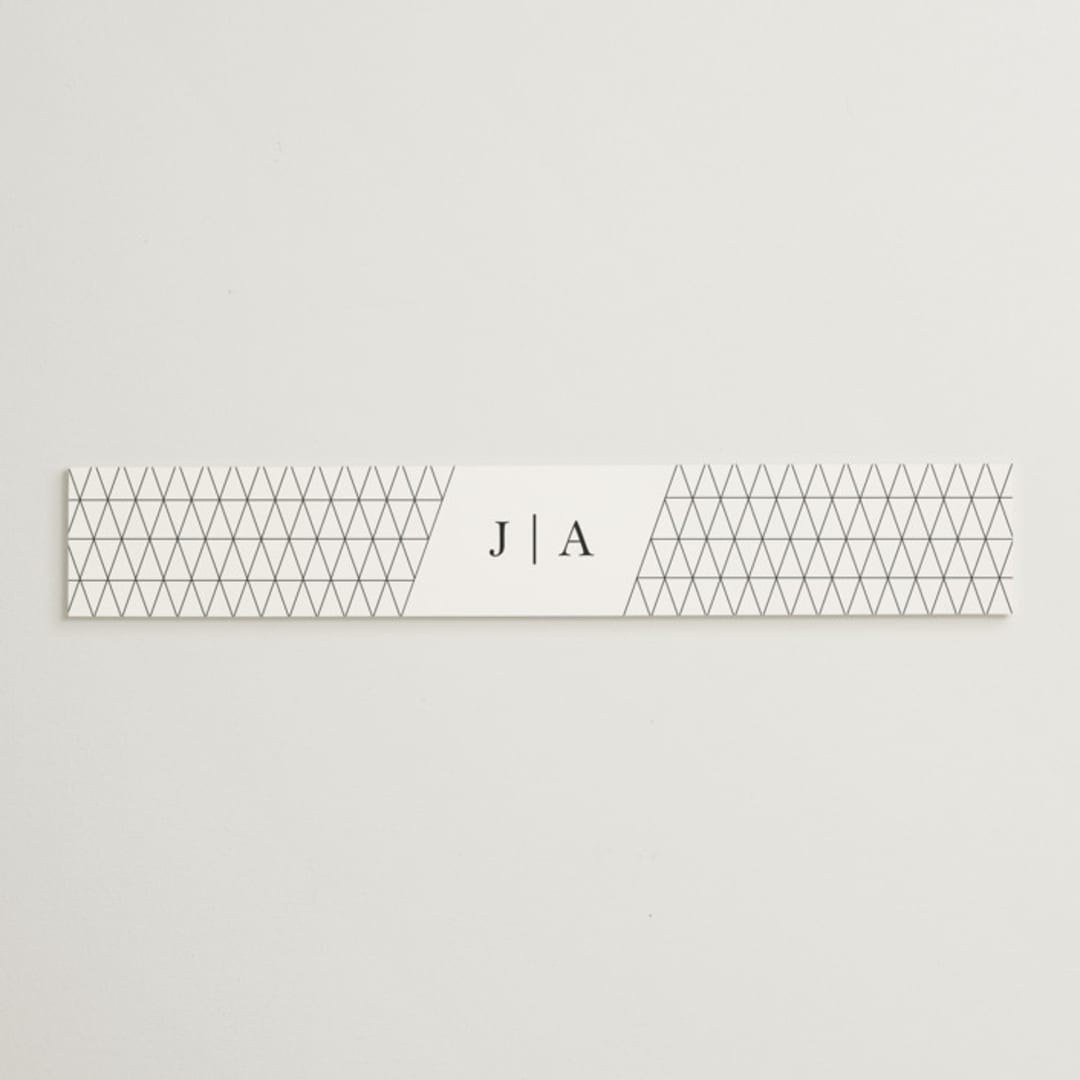 "Sophistotype" - Belly Bands in Sea Salt by Snow and Ivy - Assembled with Invitation