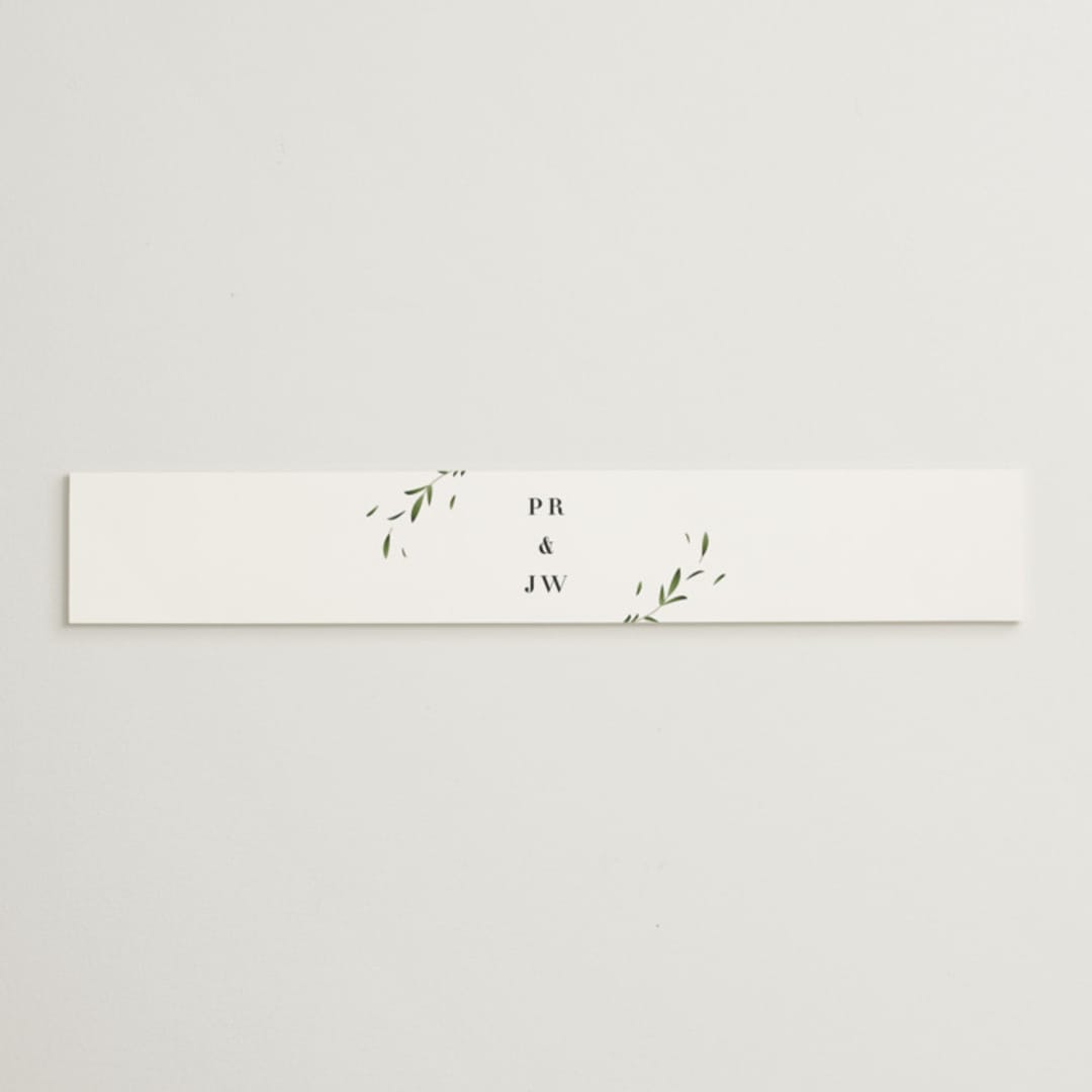 "Adorned Ampersand" - Belly Bands in Cotton by Jennifer Postorino - Assembled with Invitation