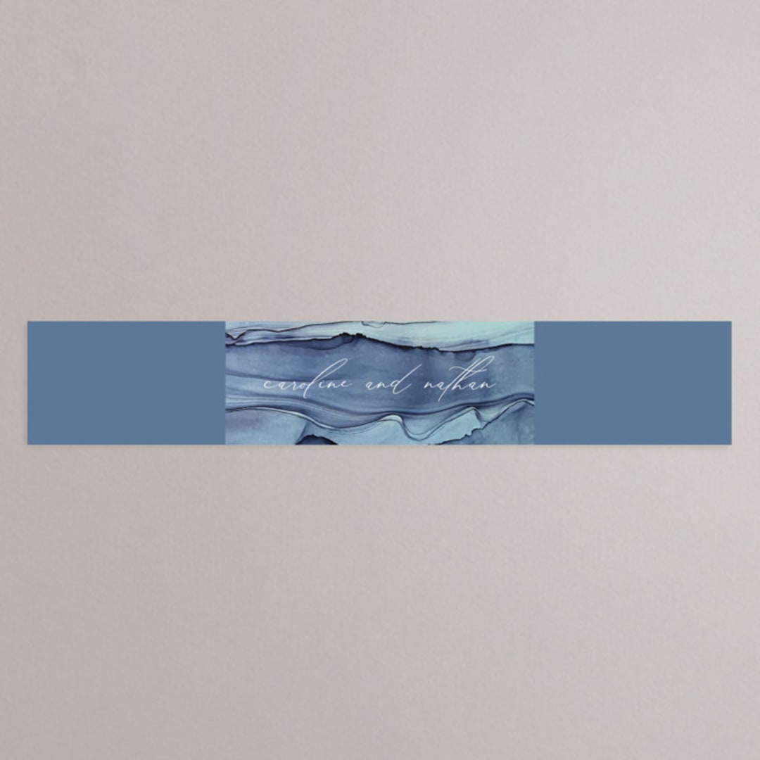 "Slate" - Belly Bands in Blue Jasper by Erin Deegan - Assembled with Invitation