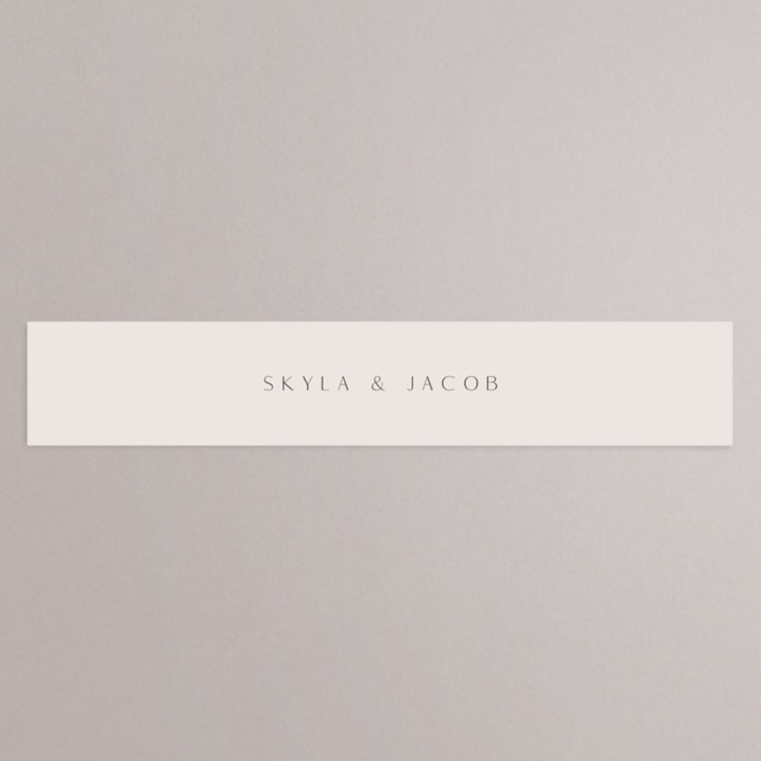 "Mountains" - Belly Bands in Ivory by Angela Thompson - Assembled with Invitation