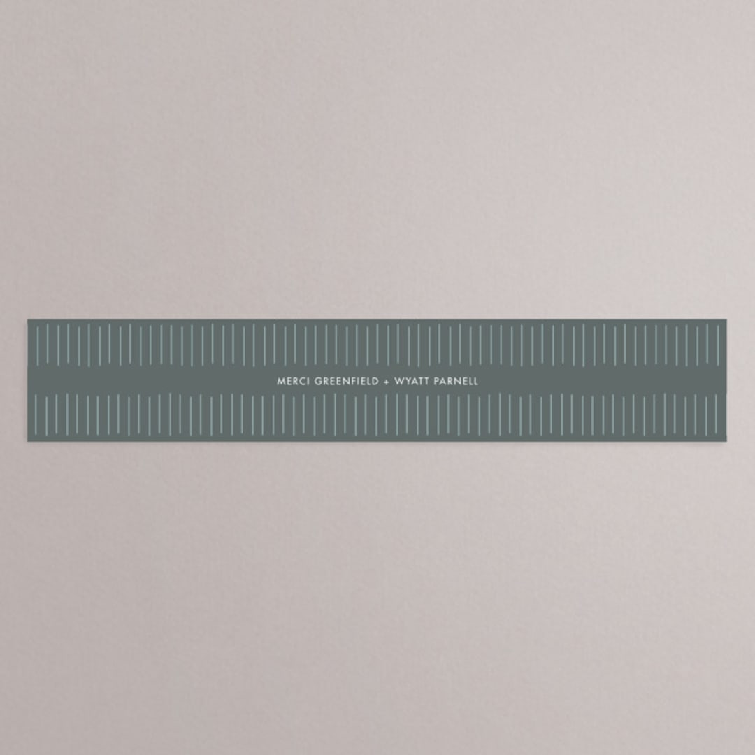 "Postale" - Belly Bands in Ebony by Ann Gardner - Assembled with Invitation