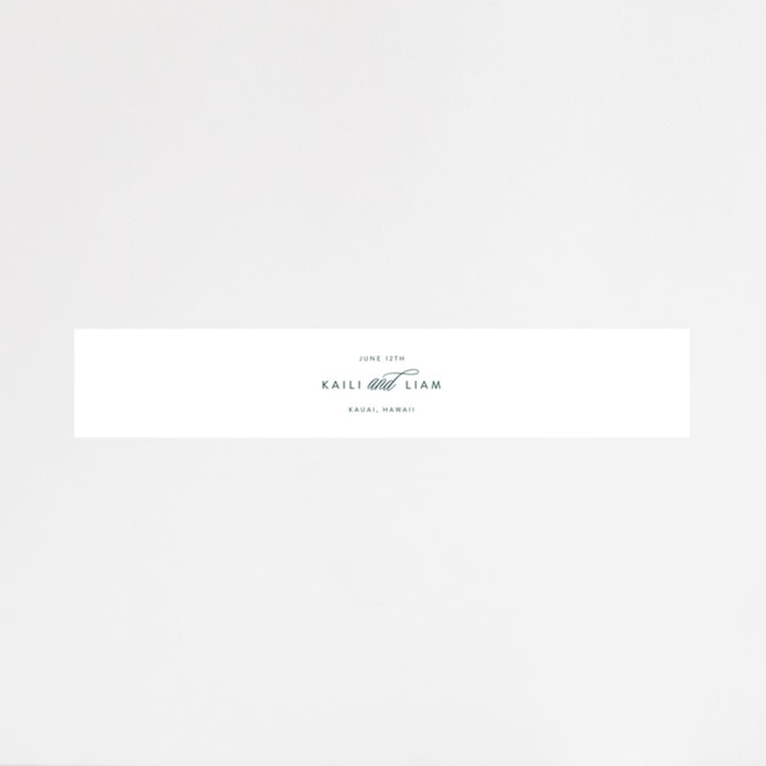 "Palm Layers" - Belly Bands in Palm Frond by Jill Means - Assembled with Invitation