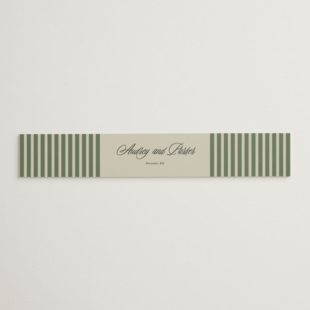 "holiday ribbon" - Belly Bands in Ruby by Jackie Crawford - Assembled with Invitation