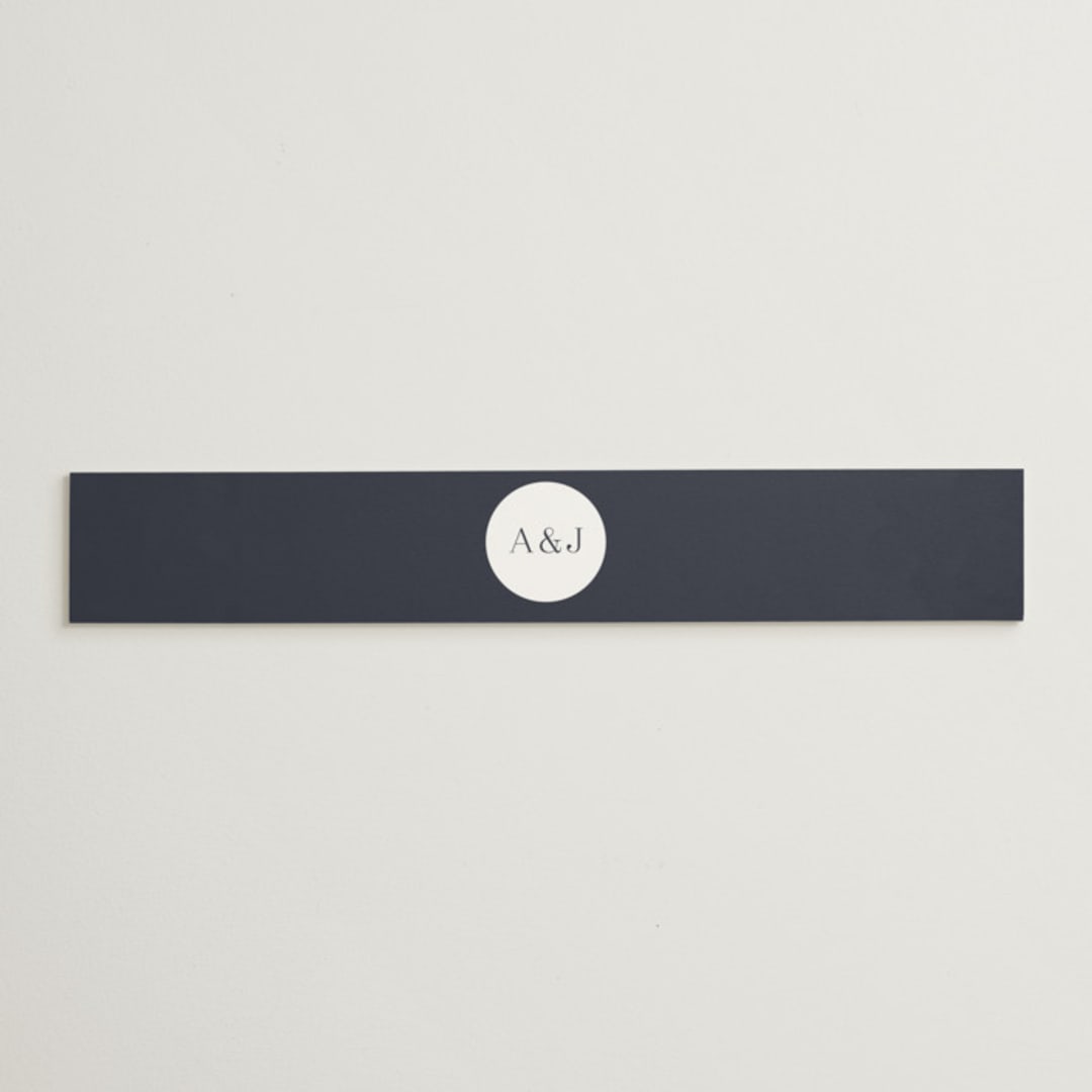 "Painted Trails" - Belly Bands in Navy by Alethea and Ruth - Assembled with Invitation