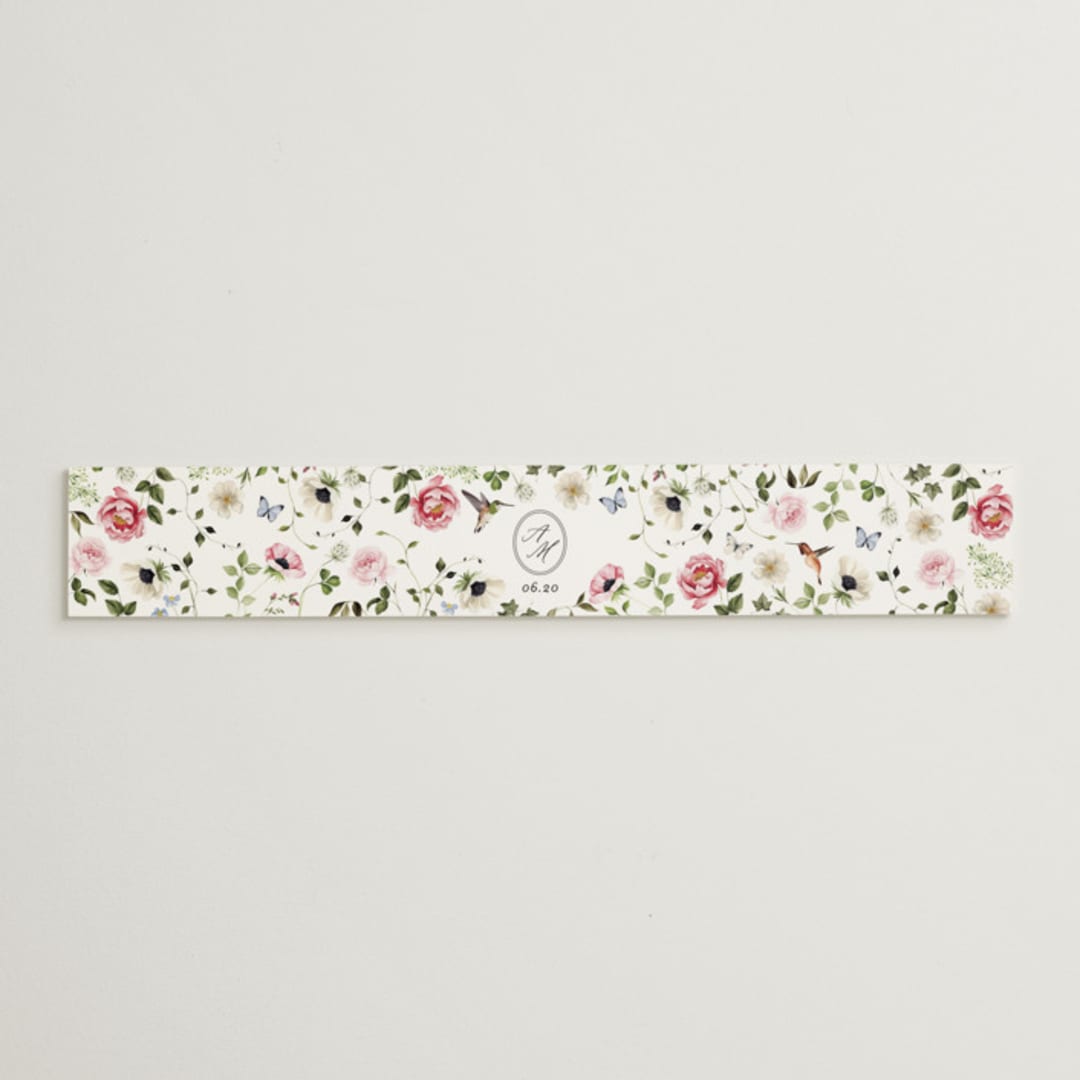 "Ornate" - Belly Bands in Peony by Sarah Knight - Assembled with Invitation