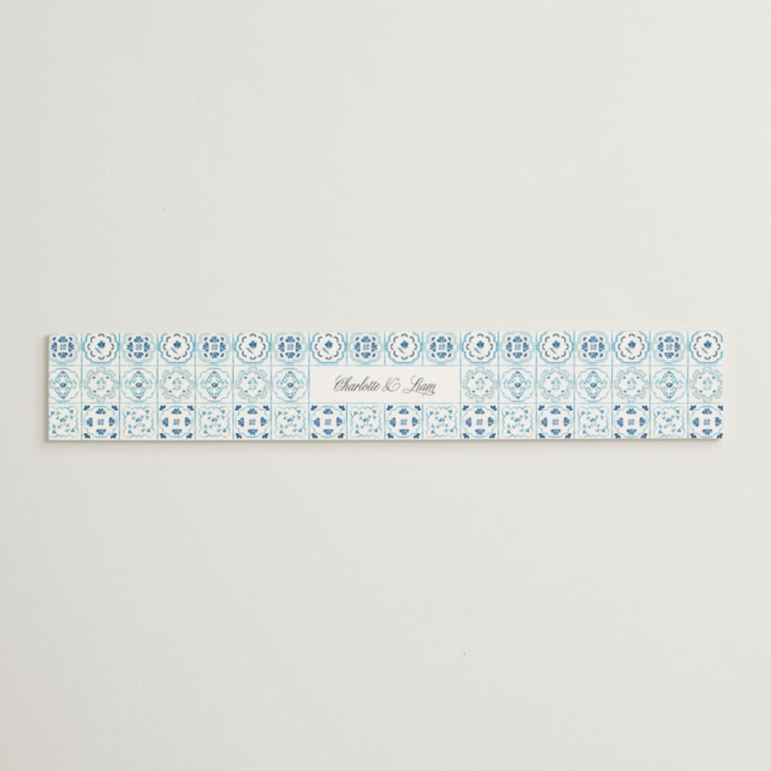 "Almafi" - Belly Bands in Cerulean by Itsy Belle Studio - Assembled with Invitation