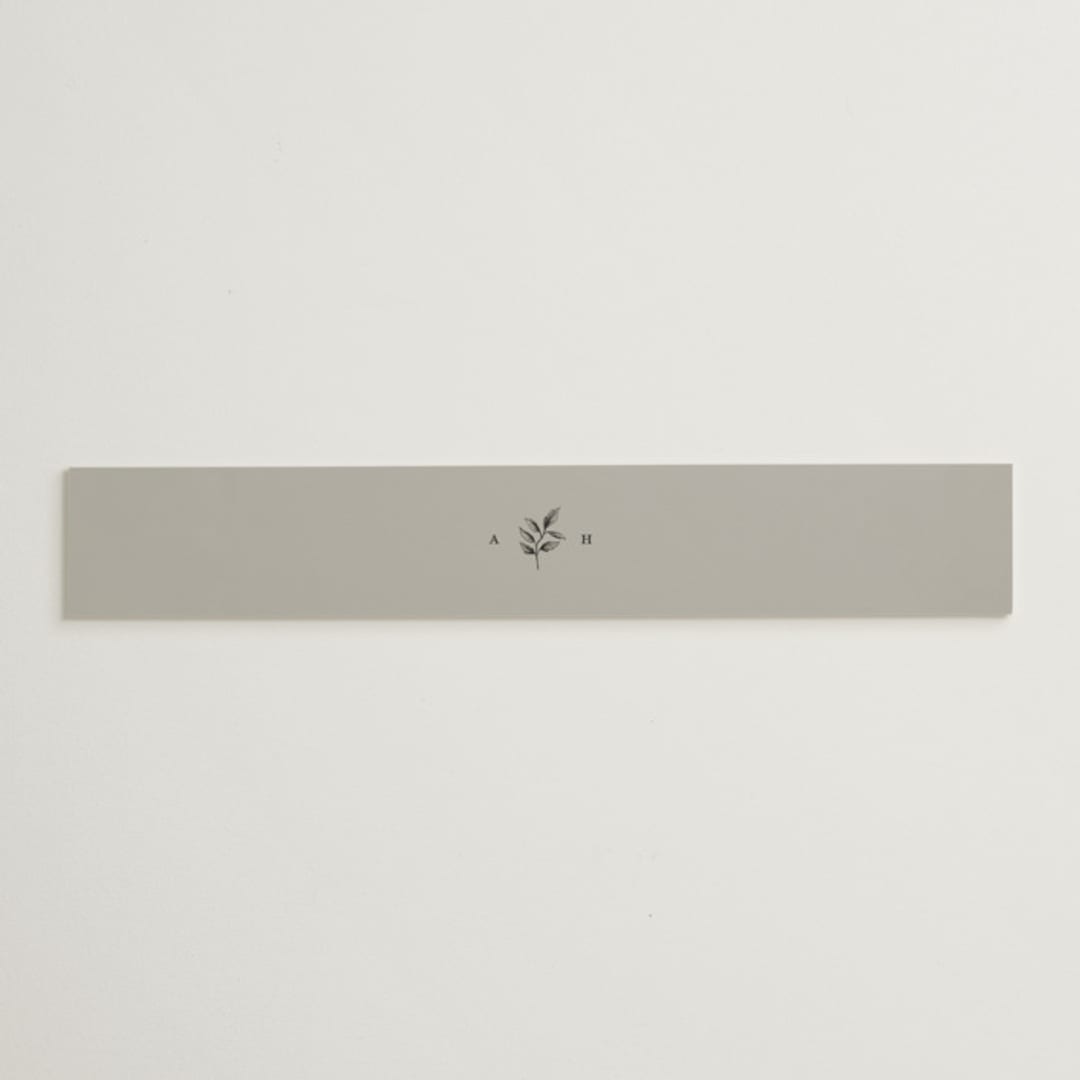 "White Oak" - Belly Bands in Dove by Amy Kross - Assembled with Invitation