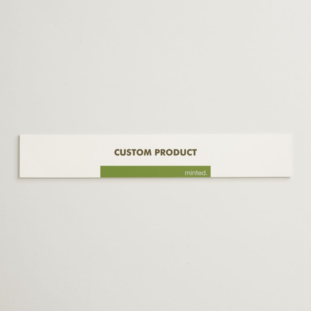 "Completely Custom Cards" - Belly Bands in Custom by Minted Custom - Front