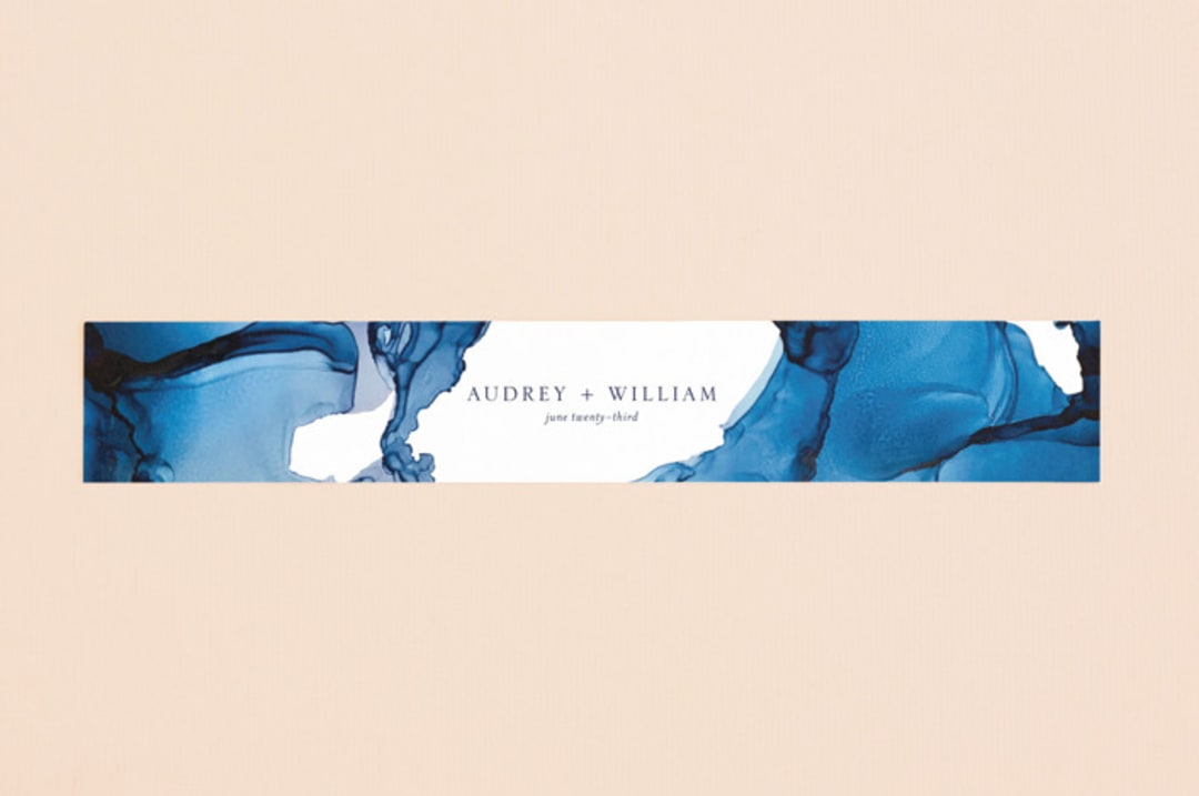 "blue tides" - Belly Bands in Sea Blue by Erin Deegan - Assembled with Invitation