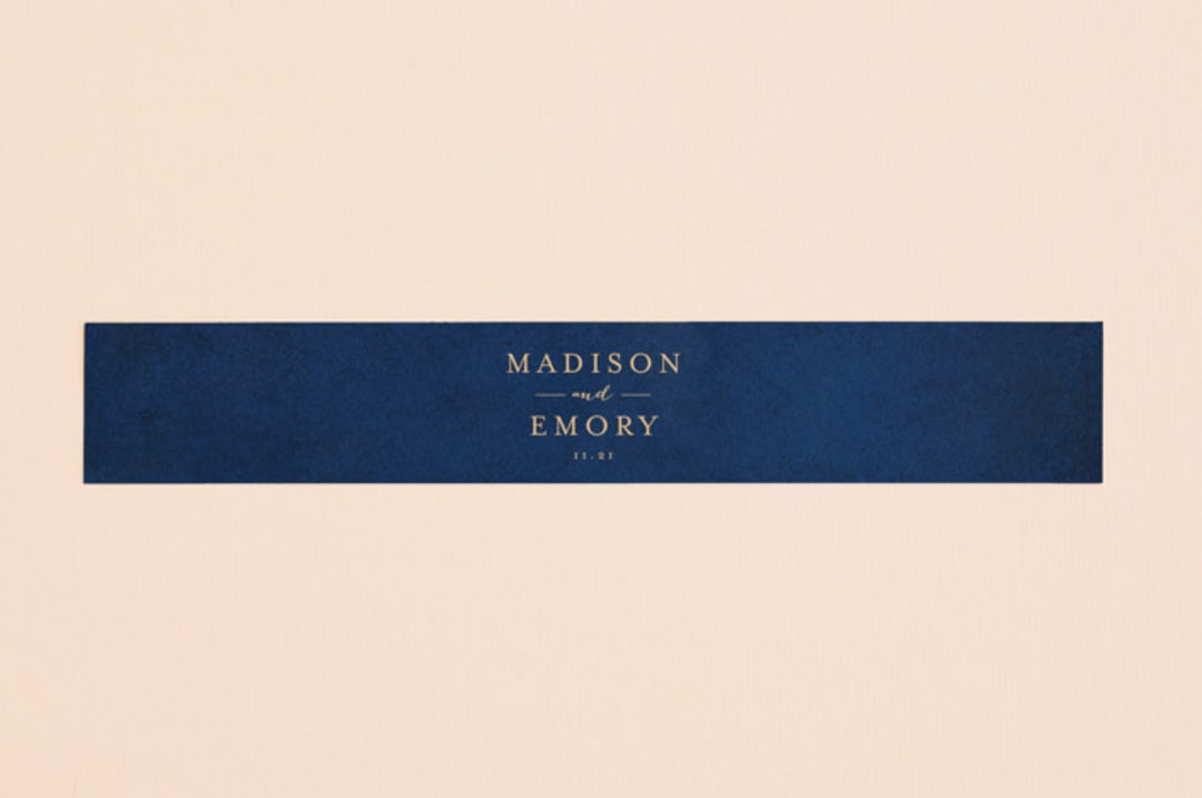 "Floral Ring" - Belly Bands in Atlantic by Karidy Walker - Assembled with Invitation