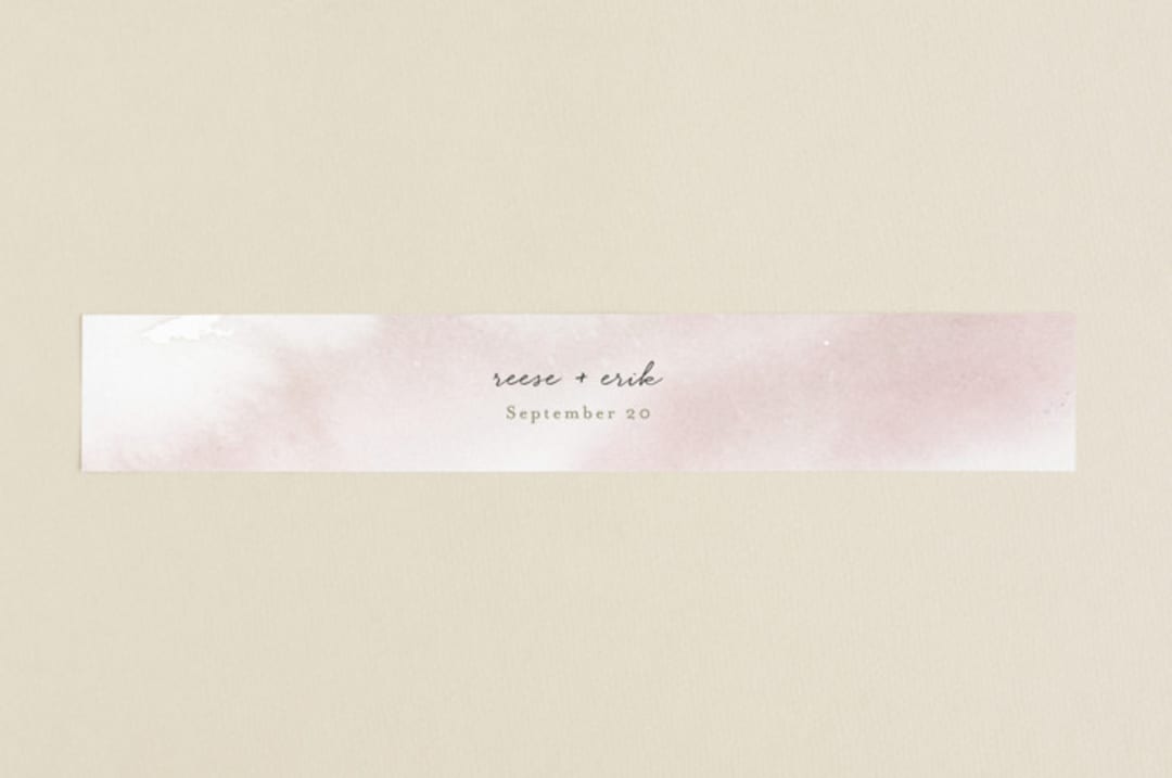 "Sweet Setting" - Belly Bands in Carnation by Lindsay Megahed - Assembled with Invitation
