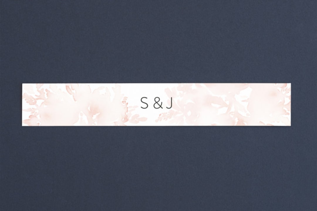 "Ethereal Bouquet" - Belly Bands in Blush by Petra Kern - Assembled with Invitation