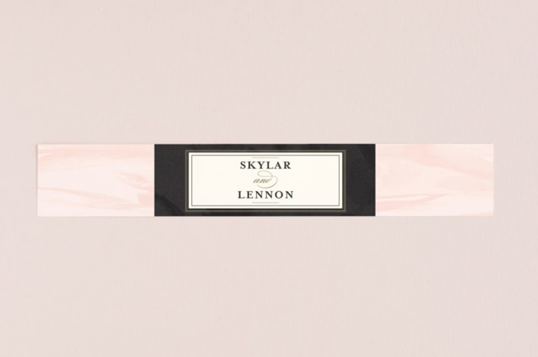 "Forever" - Belly Bands in Blush by Susan Moyal - Assembled with Invitation