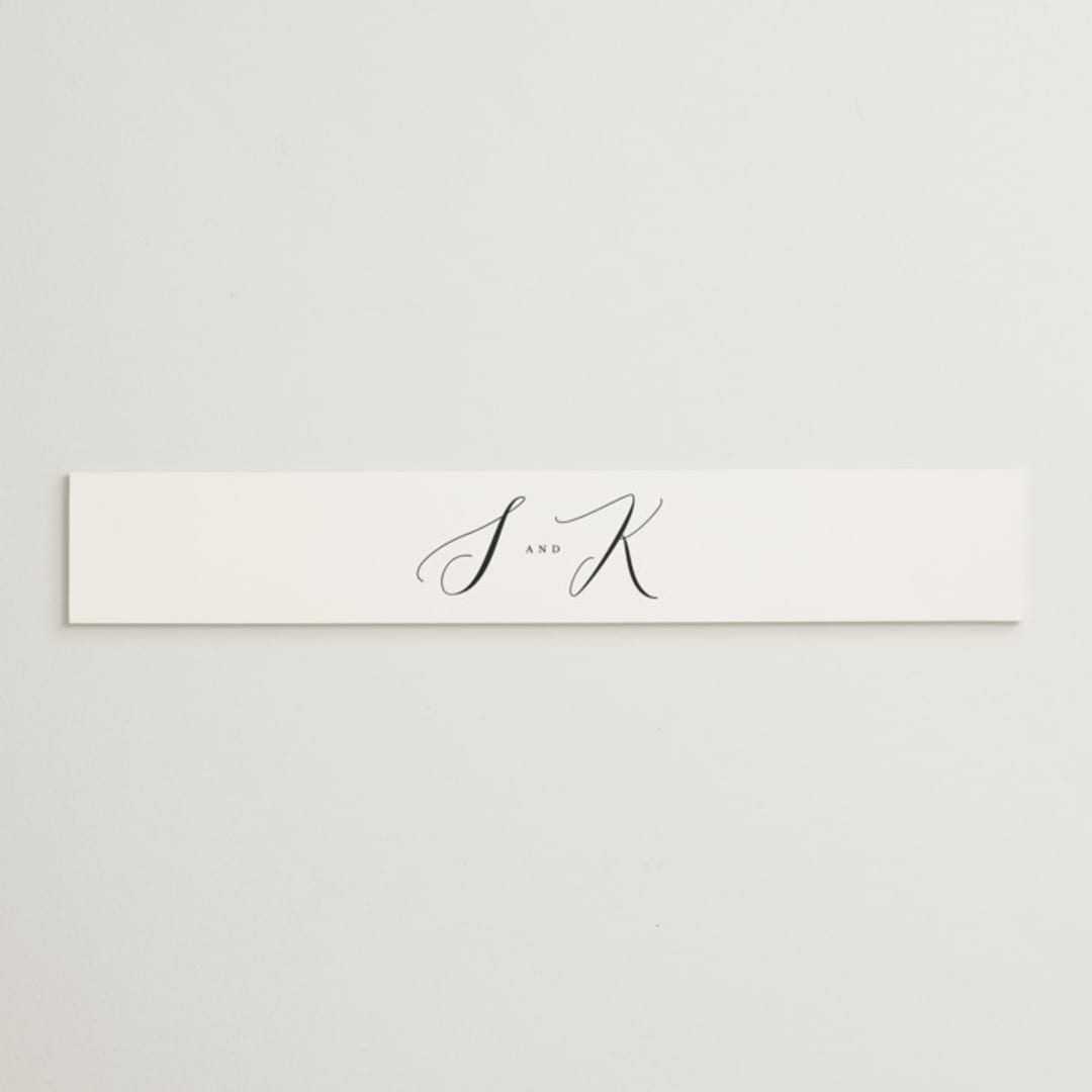 "Nothing Compares To You" - Belly Bands in Cream by Design Lotus - Assembled with Invitation
