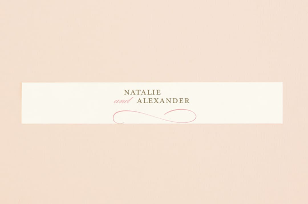 "Winter Flourish" - Belly Bands in Petal Pink by Annie Clark - Assembled with Invitation