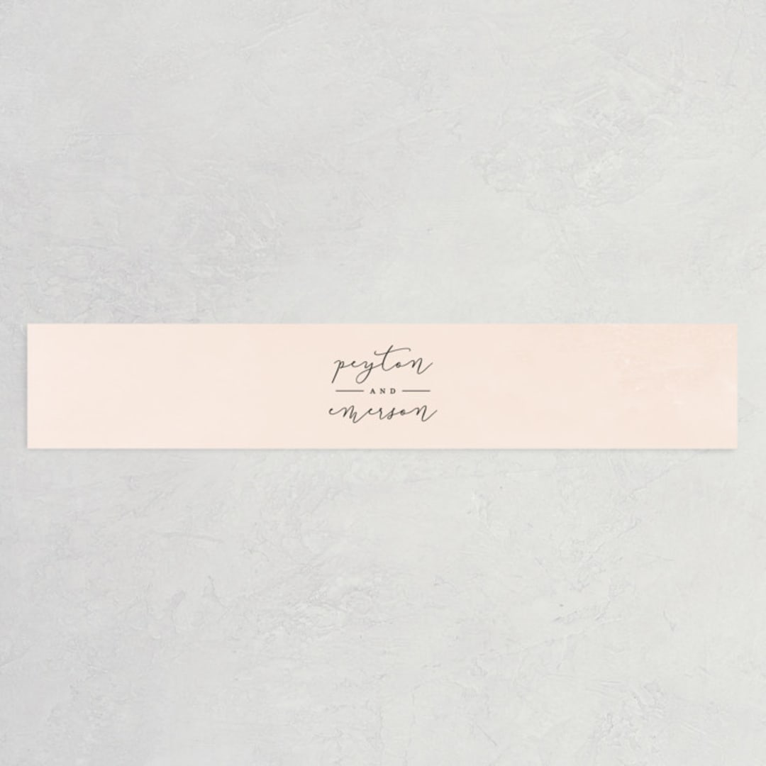 "Simply Perfect" - Belly Bands in Blush by Brianne Larsen - Assembled with Invitation