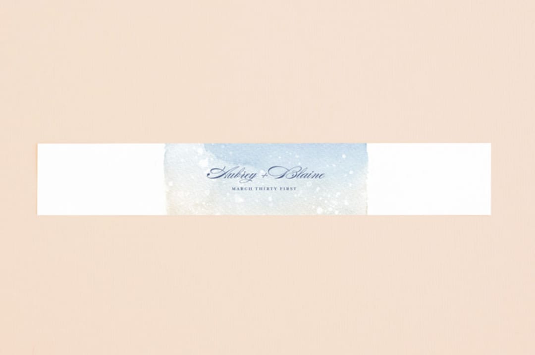 "Beachy" - Belly Bands in Ocean by Rebecca Daublin - Assembled with Invitation