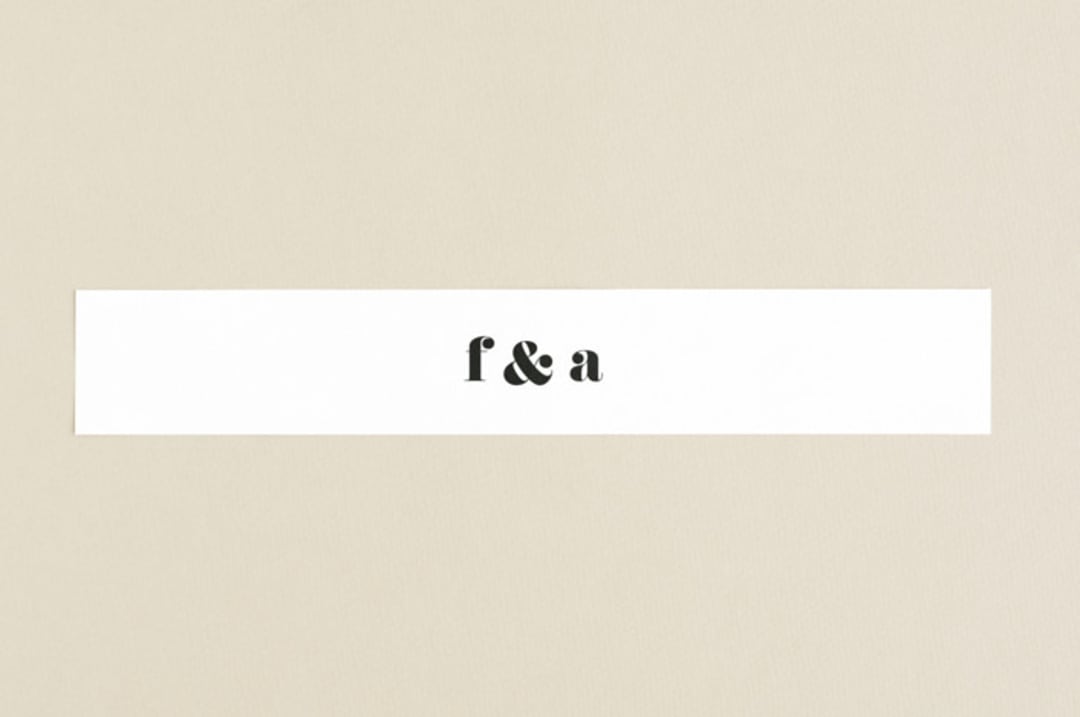 "Letters" - Belly Bands in Silk by JoAnn Jinks - Assembled with Invitation