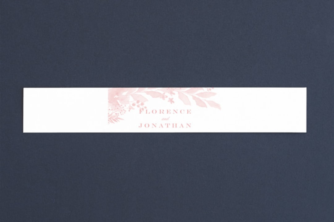 "Summer Bliss" - Belly Bands in Blush by Grace Kreinbrink - Assembled with Invitation