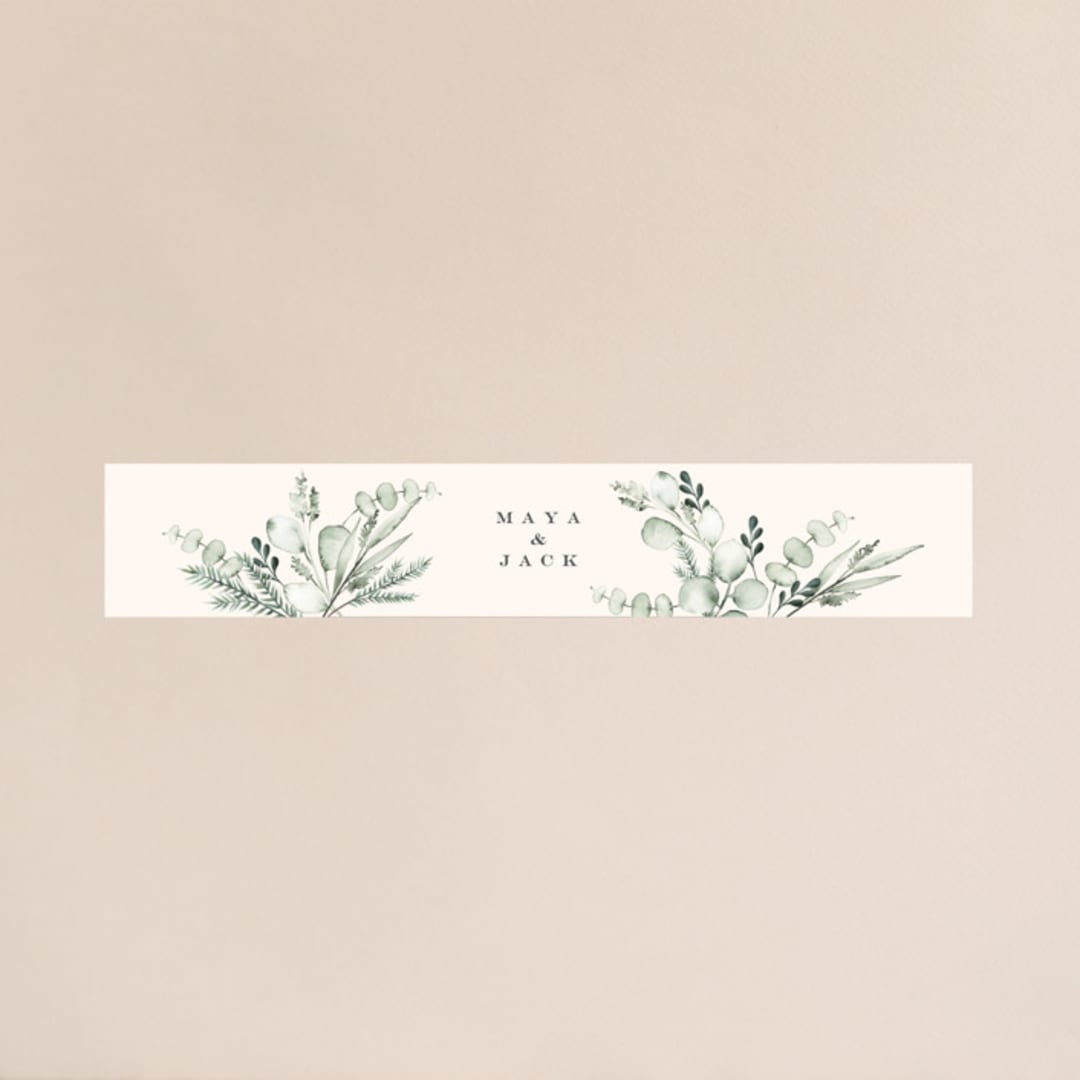 "Gentle Greens" - Belly Bands in Fern by Petra Kern - Assembled with Invitation