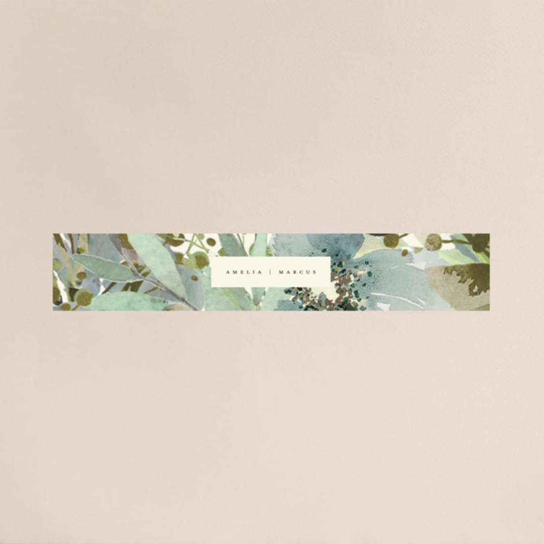 "Gardens Edge" - Belly Bands in Garden by Grace Kreinbrink - Assembled with Invitation