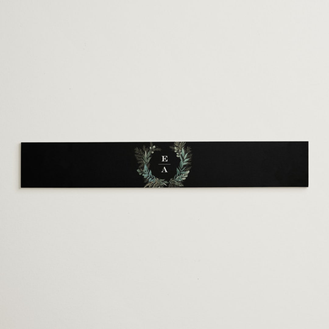 "Forest Crest" - Belly Bands in Obsidian by Alethea and Ruth - Assembled with Invitation