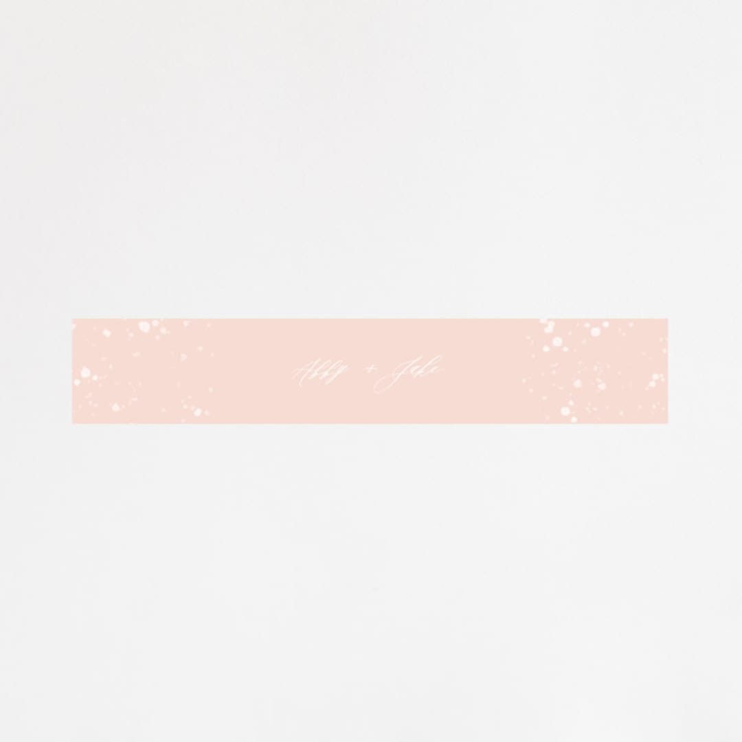 "Morning Mist" - Belly Bands in Blush by Carrie ONeal - Assembled with Invitation