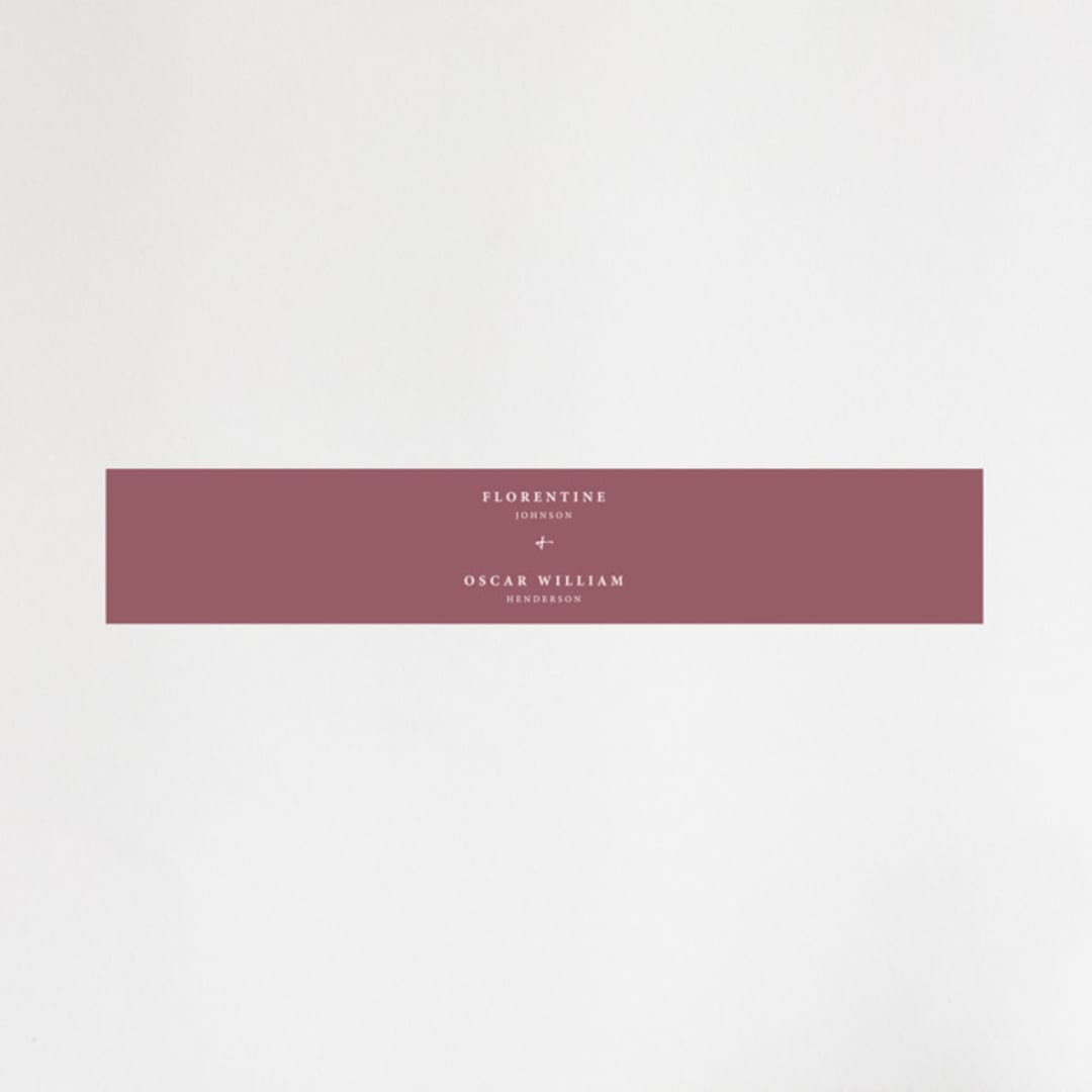 "Mod Brush" - Belly Bands in Blush by Lisa Fee Paura - Assembled with Invitation