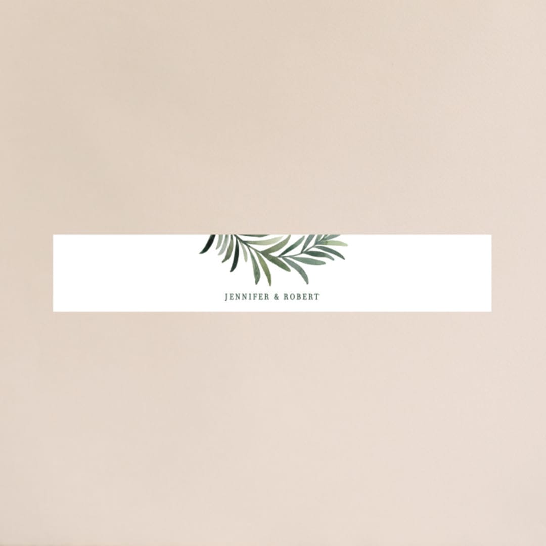 Green leaf frame